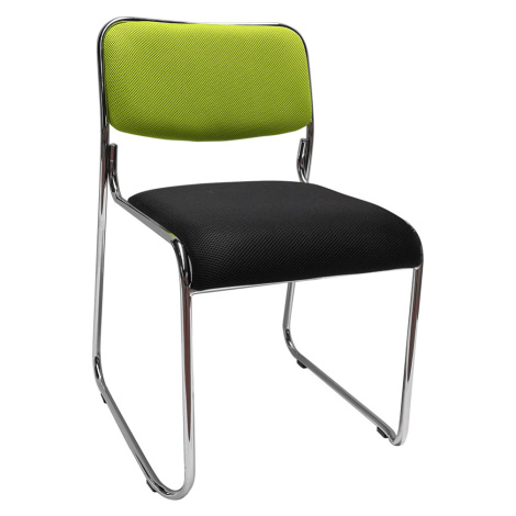 Konferenčná stolička BULUT Čierna / zelená Tempo Kondela