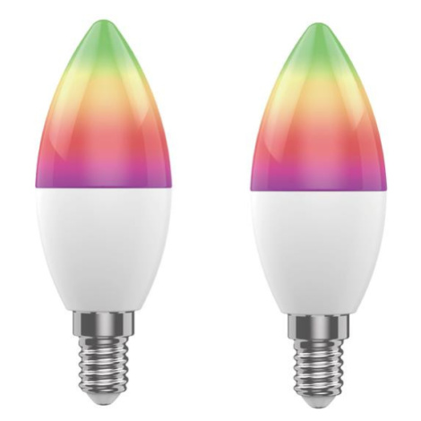 Smart LED žiarovka E14 5W RGB CCT WOOX R9075/2pack WiFi Tuya sada 2ks