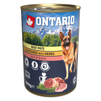 ONTARIO KONZERVA DOG BEEF PATE FLAVOURED WITH HERBS, 400G