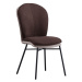 Jedálenská stolička, hnedá/béžová, KIMEA