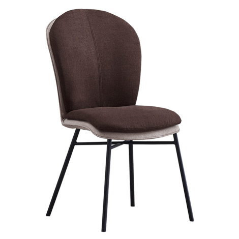 Jedálenská stolička, hnedá/béžová, KIMEA Tempo Kondela
