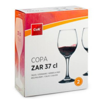 Cegeco Pohár na víno CoK Zar 370ml 2ks