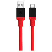 Tactical Fat Man Cable USB-A/USB-C 1m, Červený