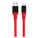 Tactical Fat Man Cable USB-A/USB-C 1m, Červený