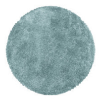 Kusový koberec Fluffy Shaggy 3500 blue kruh Rozmery koberca: 80x80 kruh