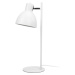 Dyberg Larsen stolová lampa Skagen, biela, výška 50 cm, kov