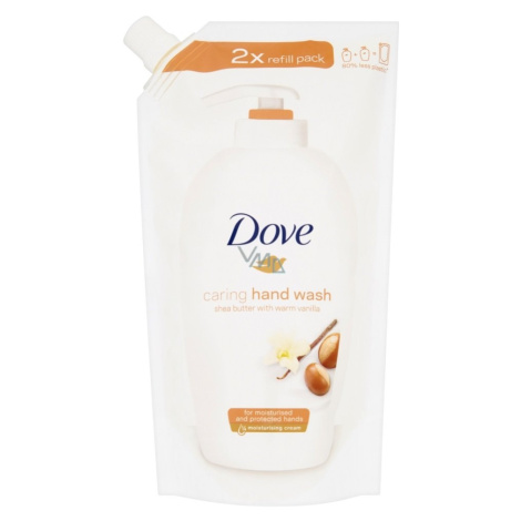 DOVE Pampering Náhradná náplň do tekutého mydla s bambuckým maslom a vanilkou 500 ml