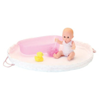 Petitcollin Kúpacia bábika 28 cm s kúpacou výbavičkou Petit Câlin