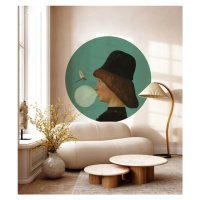 WALLCOLORS Dots Boy and Dragonfly - tapeta POVRCH: Wallstick