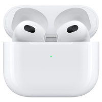 Apple AirPods bezdrôtové slúchadlá s MagSafe nabíjacím puzdrom (2021) biela