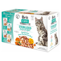 Kapsička Brit Care Cat Flavour box Sterilized filety v omáčke Multi 12x85g