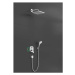 Hansgrohe Crometta E, sprchový systém 240 1jet s pákovou batériou, chrómová, HAN-27957000