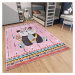 Ružový detský koberec 120x170 cm Panda – Hanse Home