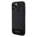 Guess PU 4G Stripe MagSafe Zadný Kryt pre iPhone 15 Pro Black