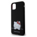 Hello Kitty Liquid Silicone Daydreaming Logo Zadný Kryt pre iPhone 11 Black