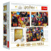 Trefl Puzzle Harry Potter, Harry Potter, Ron, Hermiona 3v1 400 + 500 + 600 dielikov