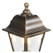 Klasický lampáš starožitné zlato 122 cm IP44 - kapitál