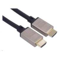 Kábel HDMI PREMIUMCORD 2.1 vysokorýchlostný + ethernetový kábel 8K@60Hz, 4K@120Hz, pozlátené kon