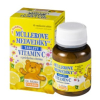 DR.MULLER Müllerove medvedíky® s príchuťou citróna a vitamínom C 45 tabliet