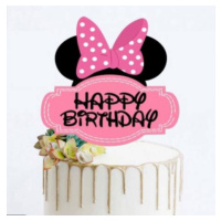 Minnie Happy Birthday topper na tortu - Cakesicq - Cakesicq