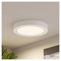 Prios LED stropné svietidlo Edwina, biele, 24,5 cm, stmievateľné