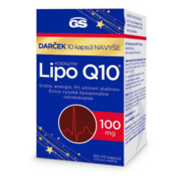 GS Koenzým lipo Q10 100 mg 60 + 10 kapsúl navyše