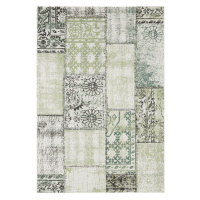 Kusový koberec Beach 103846 Green/Cream/Black – na ven i na doma - 80x200 cm NORTHRUGS - Hanse H