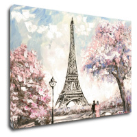 Impresi Obraz Eiffelova věž kreslená - 60 x 40 cm
