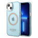 Kryt Guess GUHMP13MHTCMB iPhone 13 6,1" blue hard case Gold Outline Translucent MagSafe (GUHMP13