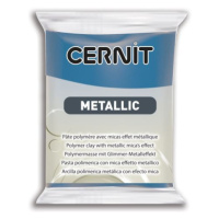 CERNIT METALLIC - Modelovacia hmota s metalickým efektom 870056200 - modrá 56 g