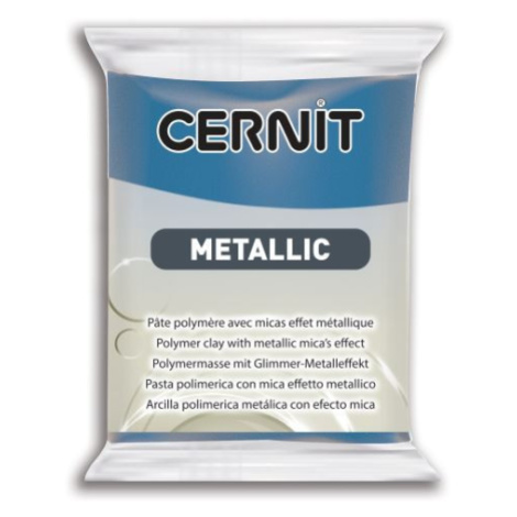 CERNIT METALLIC - Modelovacia hmota s metalickým efektom 870056200 - modrá 56 g