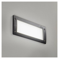 Zapustené nástenné LED Leti 300 Square čierne, CCT