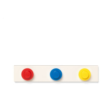 Nástenný vešiak v červenej, modrej a žltej farbe LEGO®