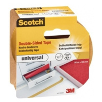 3M 4201 Scotch Oboustranně lepicí páska pro nenáročné aplikace, 50 mm x 20 m