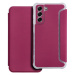 Diárové puzdro na Samsung Galaxy S21 FE 5G G990 PIANO purpurové