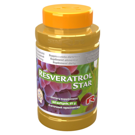 STARLIFE Resveratrol Star 60 kapsúl