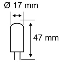 Paulmann LED kolíková pätica GY6,35 3,5W 2700K 3ks