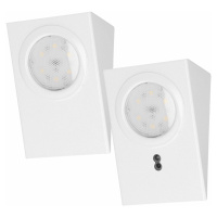 Podskrinkové LED svietidlo MAKAN AD-OM-6207L4/W s bezdot. vypínačom 230V, 2x2W LED,biele