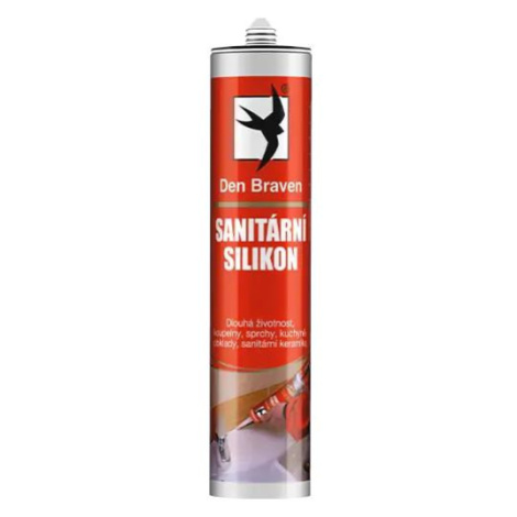 Silikón sanitárny DEN BRAVEN čierny 280ml