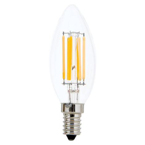 Sviečková LED E14 4,5 W C35 filament stmievateľná Orion
