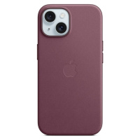 Apple Originál Tkaninový kryt FineWoven s MagSafe pre iPhone 15 Mulberry, MT3E3ZM/A