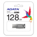 ADATA Flash Disk 128GB UV350, USB 3.2 Dash Drive, tmavo strieborná textúra kov