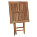 Skladací záhradný stolík 60x60 cm teakové drevo Dekorhome,Skladací záhradný stolík 60x60 cm teak