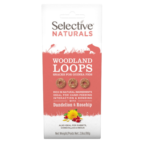 SUPREME Selective naturals snack woodland loops púpava a šípky 80 g