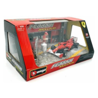 Bburago 1:32 Ferrari Race&Play hraci set s príslušenstvom