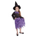Rappa Detský kostým Čarodejnice s netopiermi 116 - 128 cm