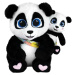 TM Toys Mami & BaoBao Interaktívna Panda s bábätkom