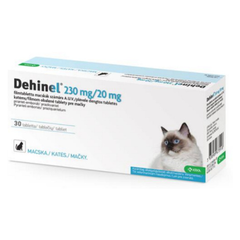 DEHINEL tablety na odčervenie pre mačky 30tbl