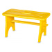 Drevená stolička - žltá
