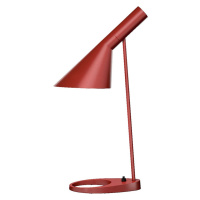 Louis Poulsen AJ – stolná lampa, hrdzavočervená